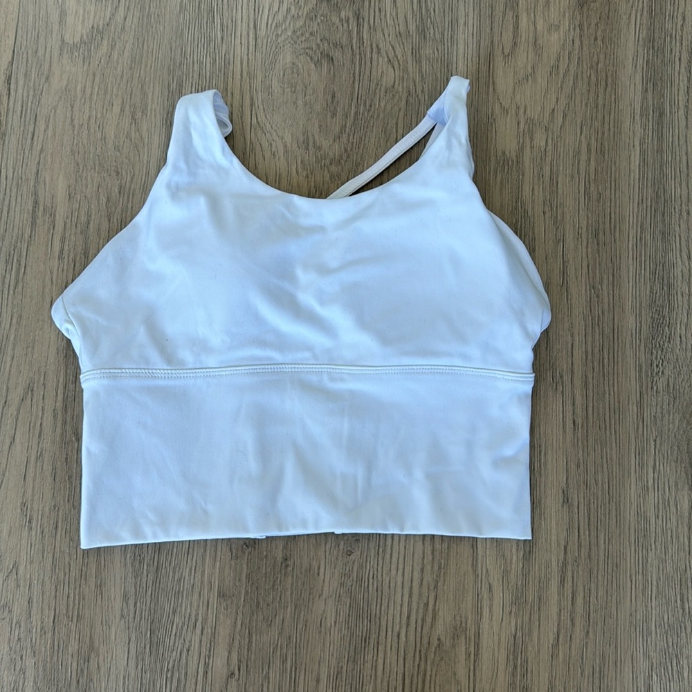 NVGTN white cross back top